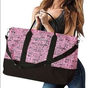 Victoria’s Secret large duffel bag pink black